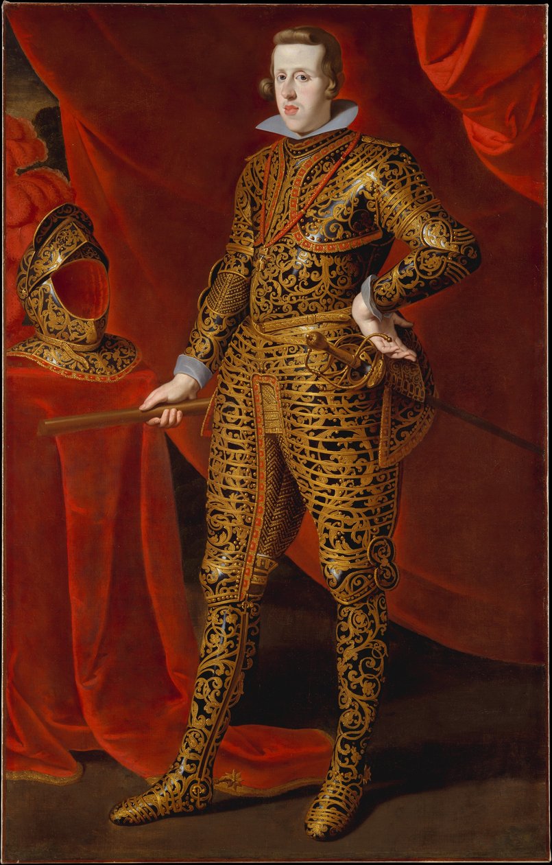 Felipe IV (1605-1665) con armadura de desfile de Gaspar De Crayer