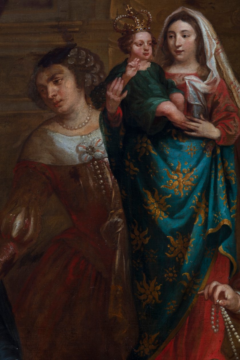 La archiduquesa Isabel de España regala sus joyas a la Basílica de San Martín de Halle de Gaspar De Crayer