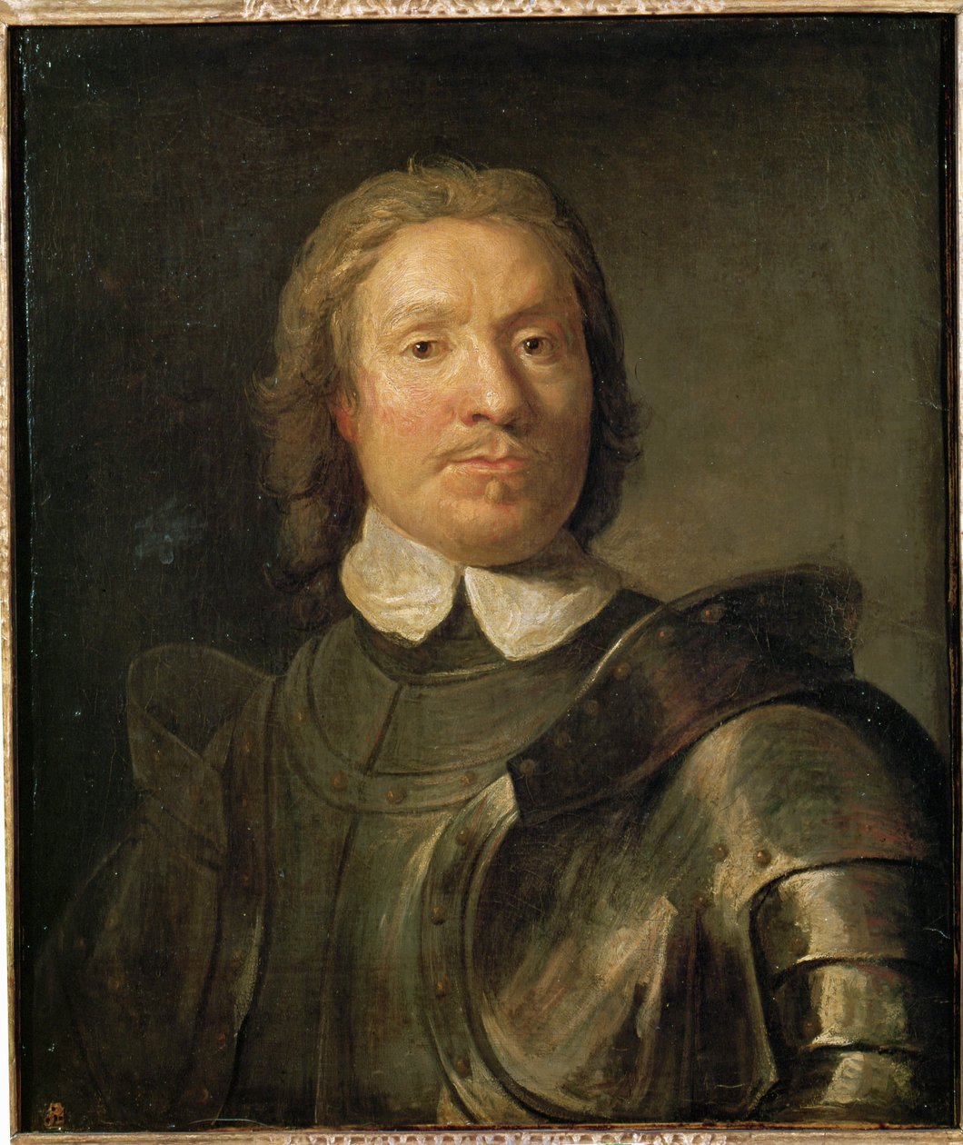 Oliver Cromwell con armadura ... (pintura sobre lienzo) de Gaspar De Crayer