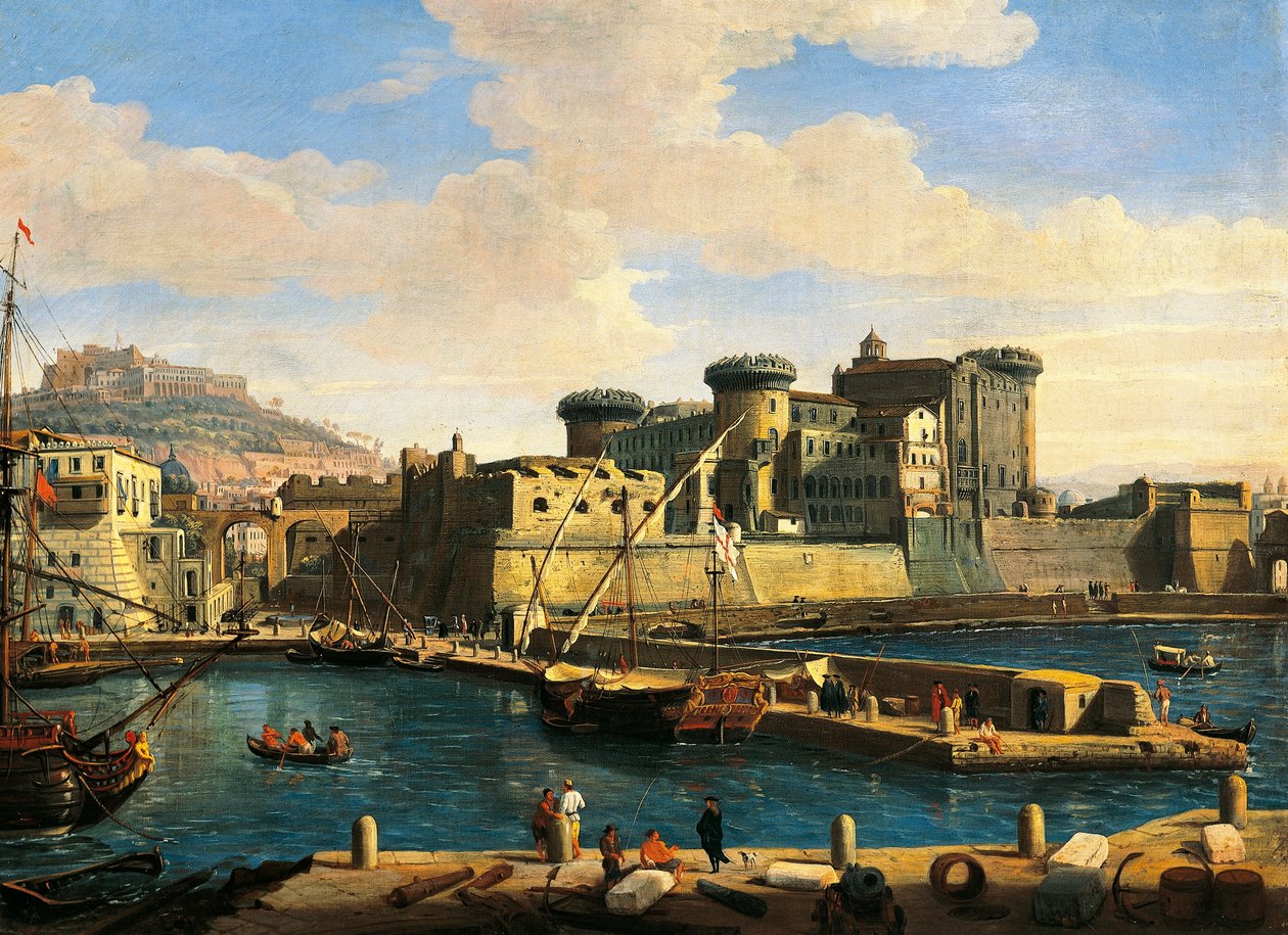 Muelles en Nápoles de Gaspar van Wittel