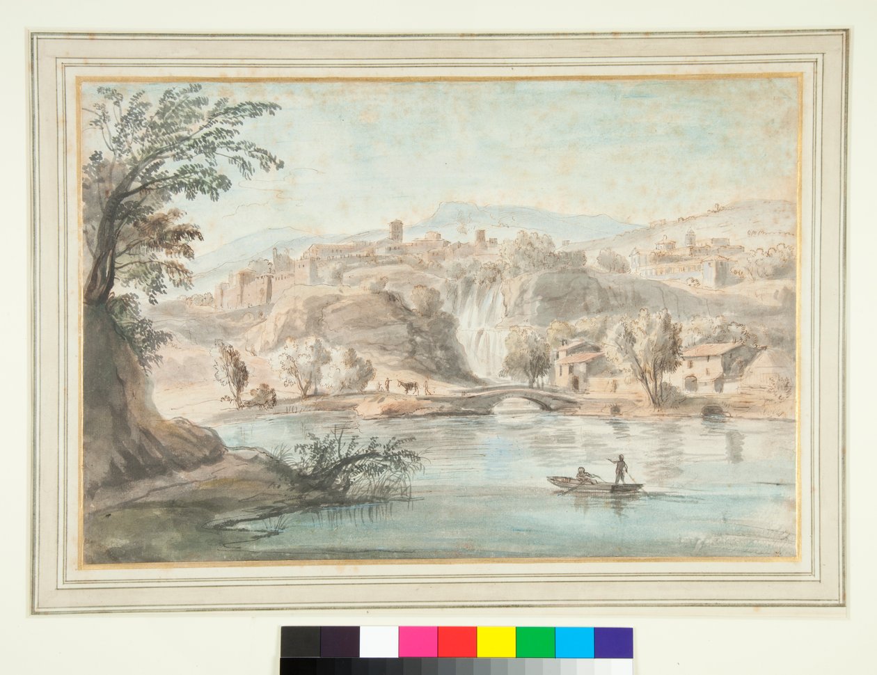 Paisaje en Tívoli de Gaspar van Wittel