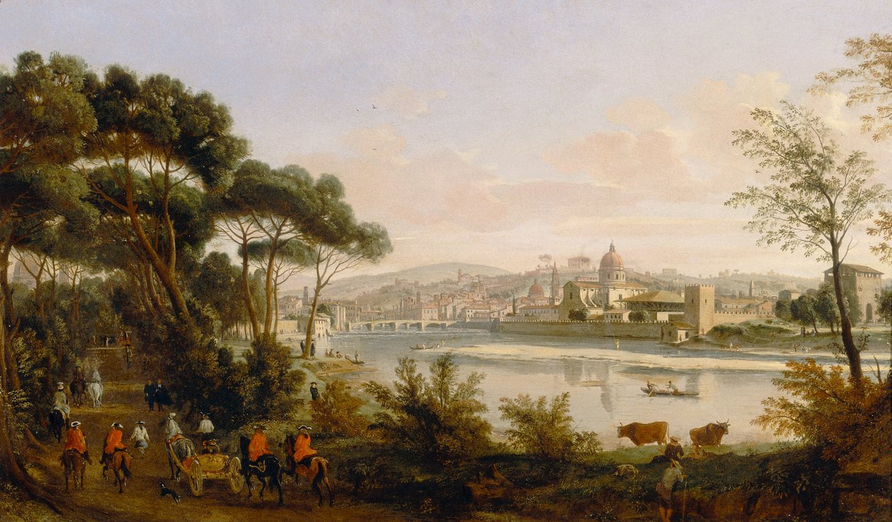 Vista de Florencia de Gaspar van Wittel