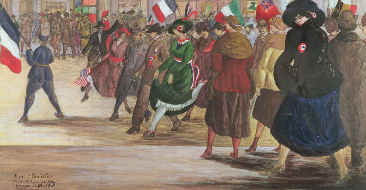 Día del Armisticio, París, 11 de noviembre de 1918 de Gaspard Maillol