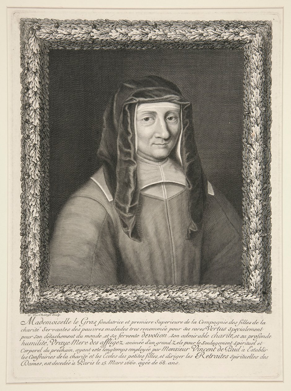 Sra. Louise LeGras, nacida en Marillac de Gaspard Duchange