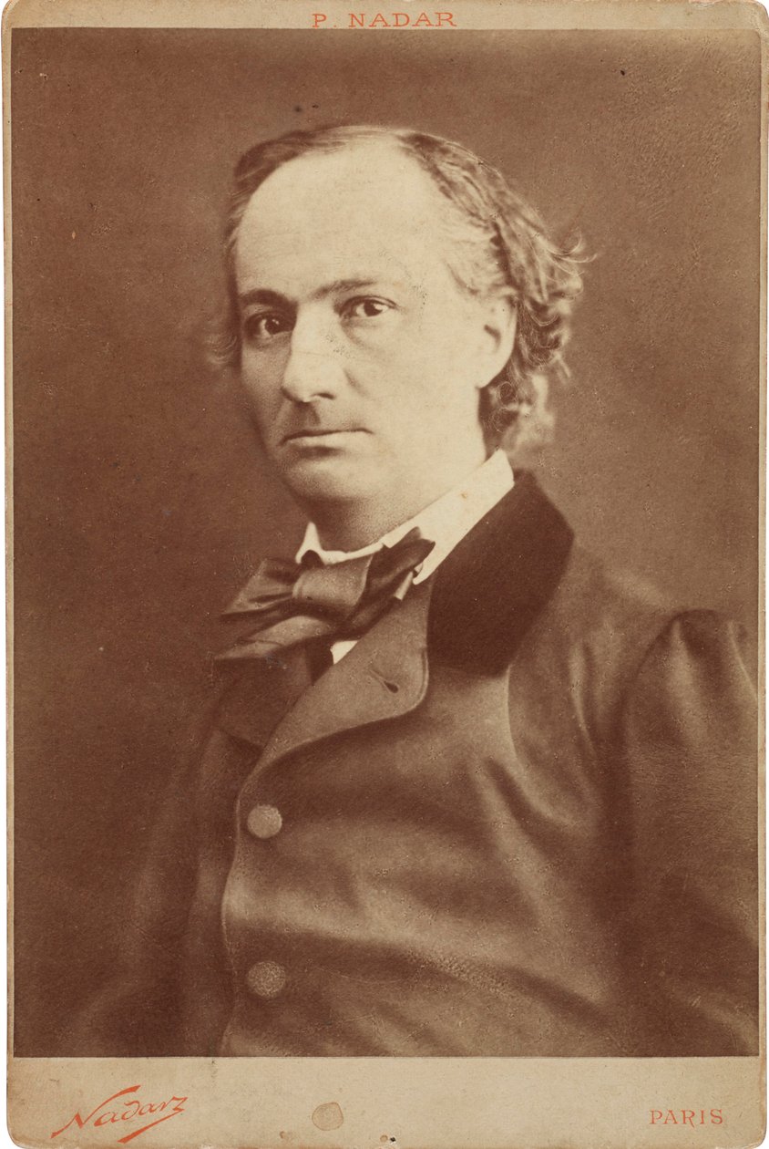 Retrato de Charles Baudelaire 1821-1867, ca. 1855 de Gaspard Félix Nadar