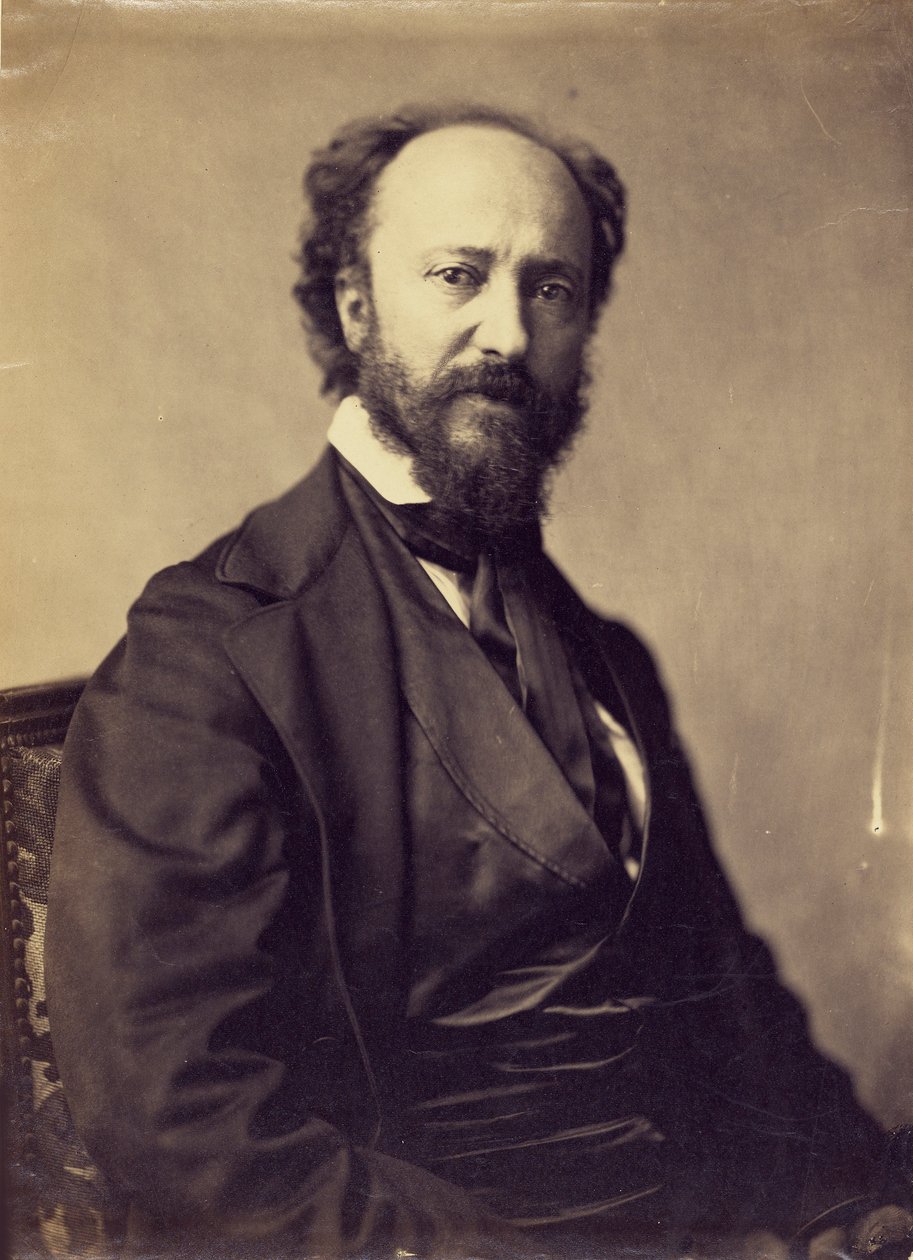Retrato de Charles Daubigny 1817-1878, 1861-1869 de Gaspard Félix Nadar
