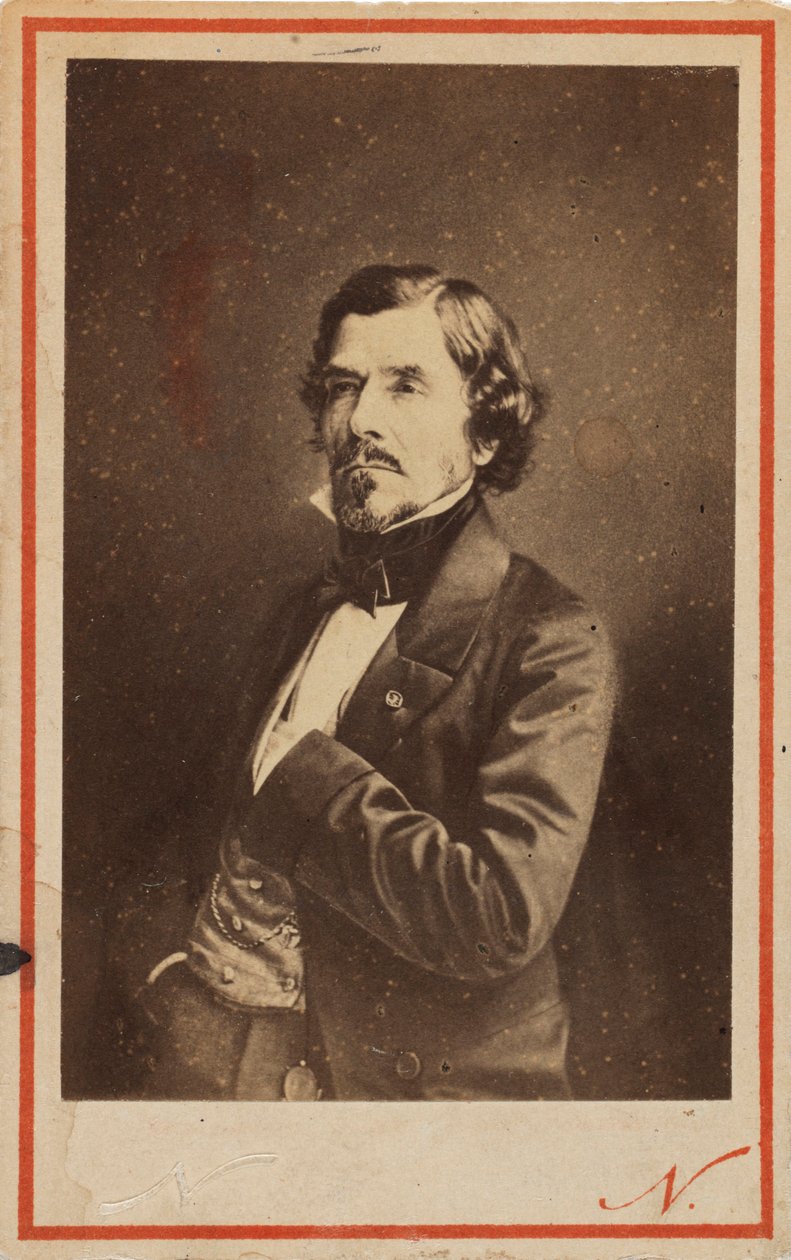 Retrato de Eugène Delacroix 1798-1863, 1858 de Gaspard Félix Nadar