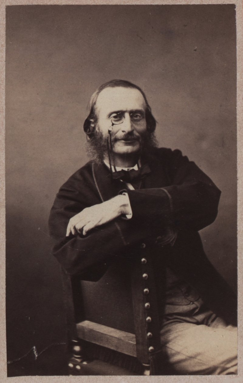 Retrato de Jacques Offenbach 1819-1880, ca 1860 de Gaspard Félix Nadar