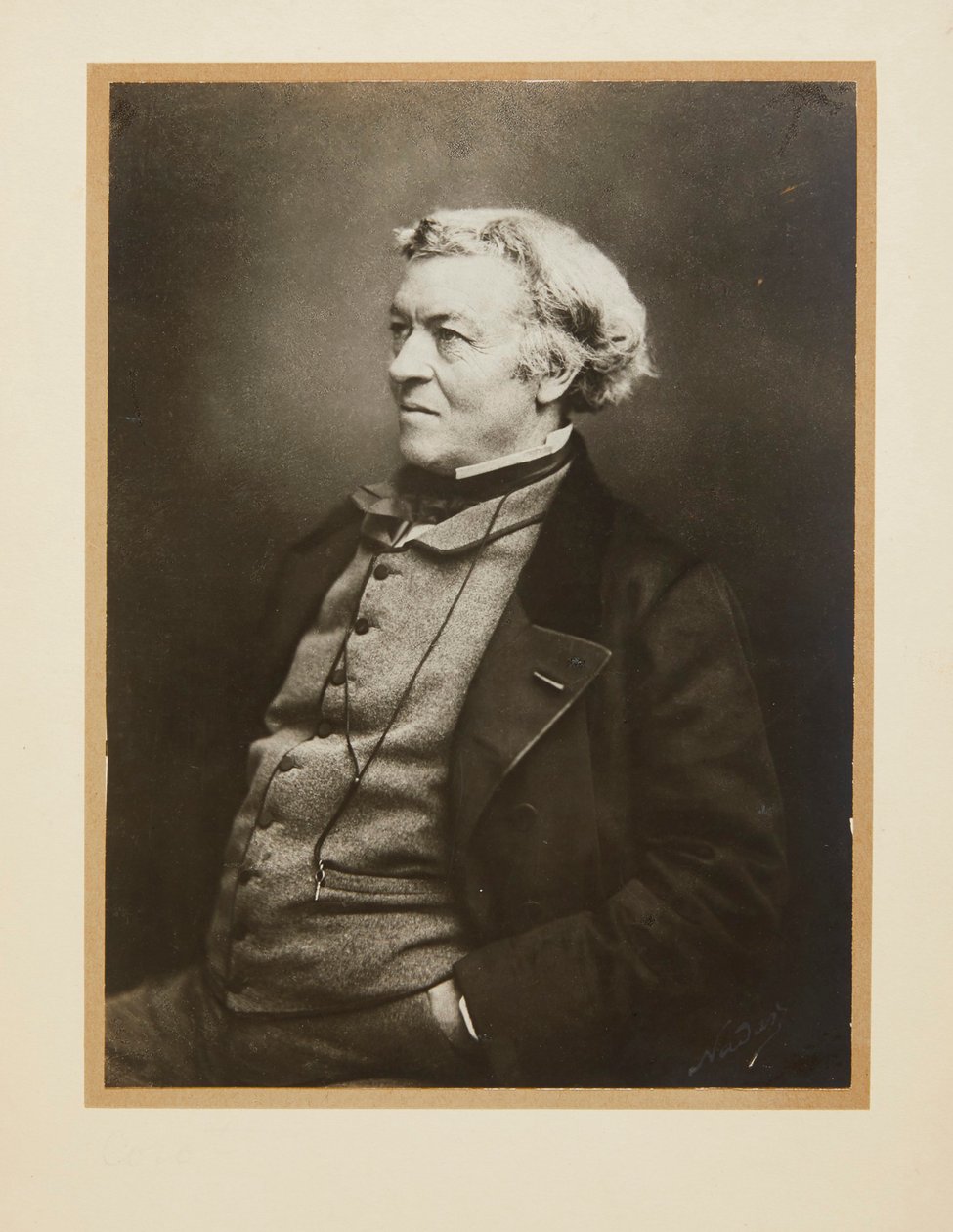 Retrato de Jean-Baptiste Camille Corot, ca. 1860 de Gaspard Félix Nadar