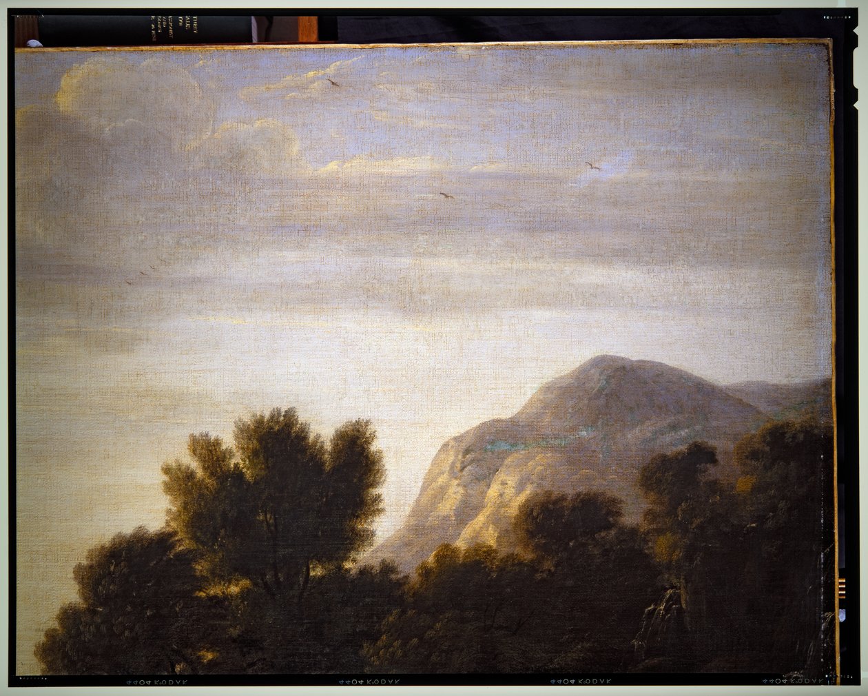 Paisaje italiano, detalle, sin fecha de Gaspard Poussin Dughet