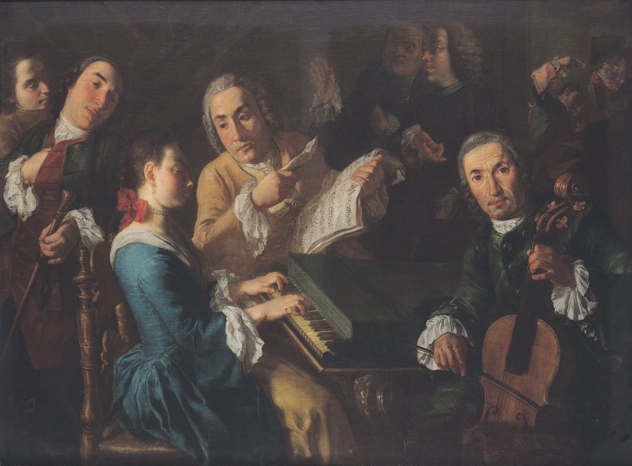 El concierto, c.1755 de Gaspare Traversi