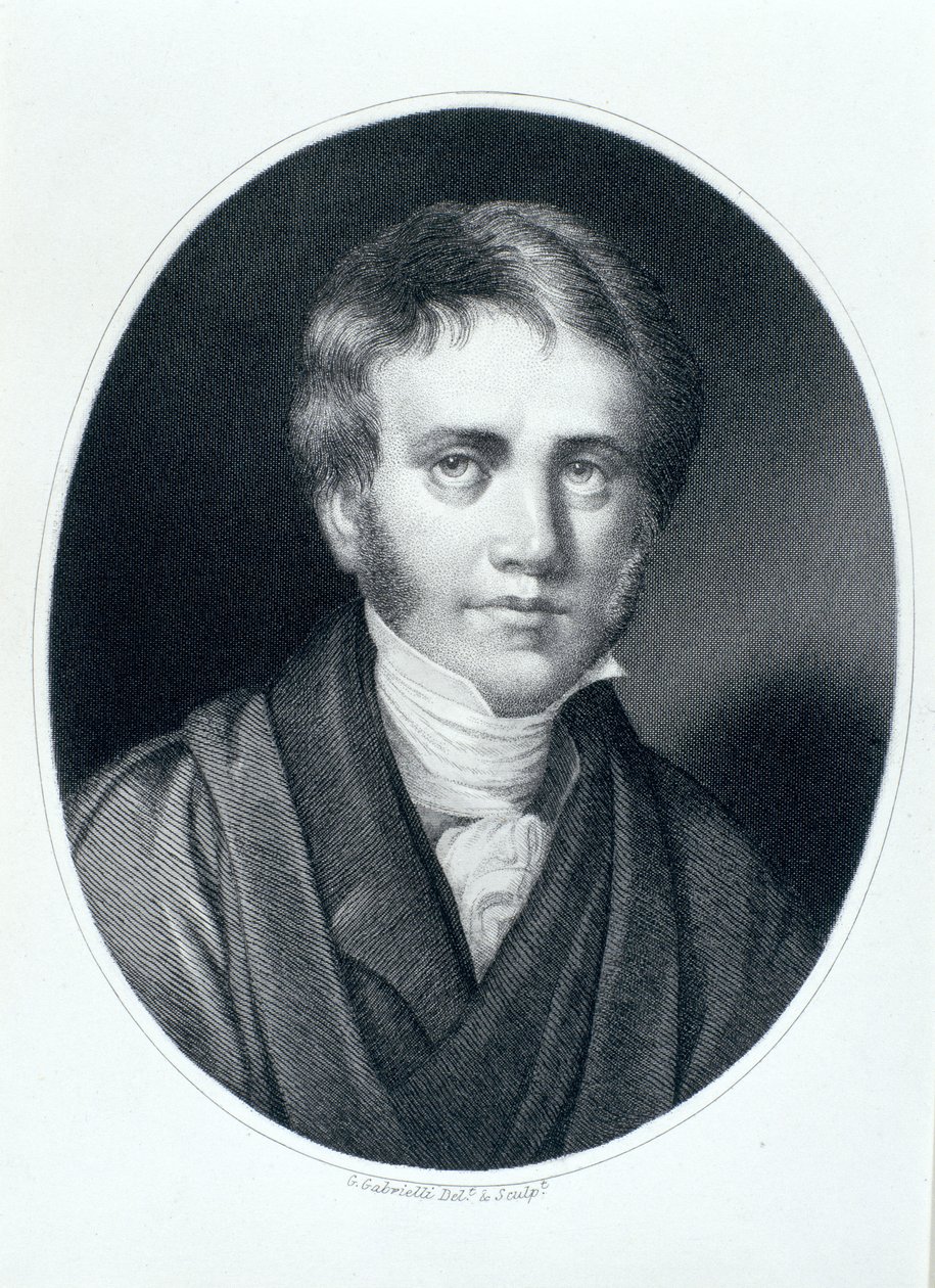 Sir John Herschel, astrónomo y científico, 1810s de Gaspare Gabrielli