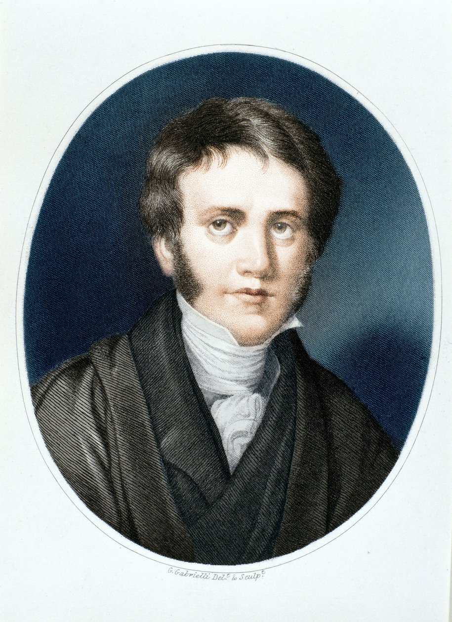 Sir John Herschel, astrónomo y científico, años 1810 de Gaspare Gabrielli