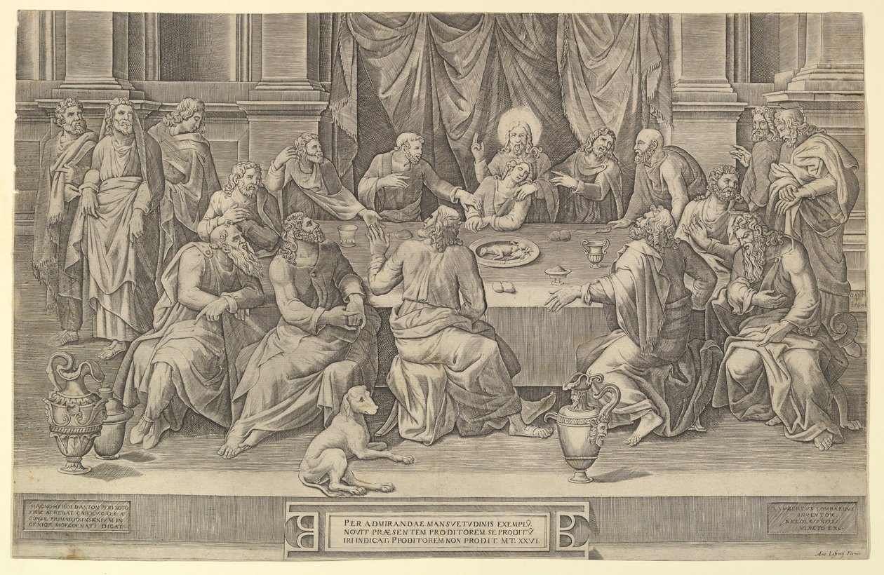 La Última Cena, 1564 de Gaspare Osello