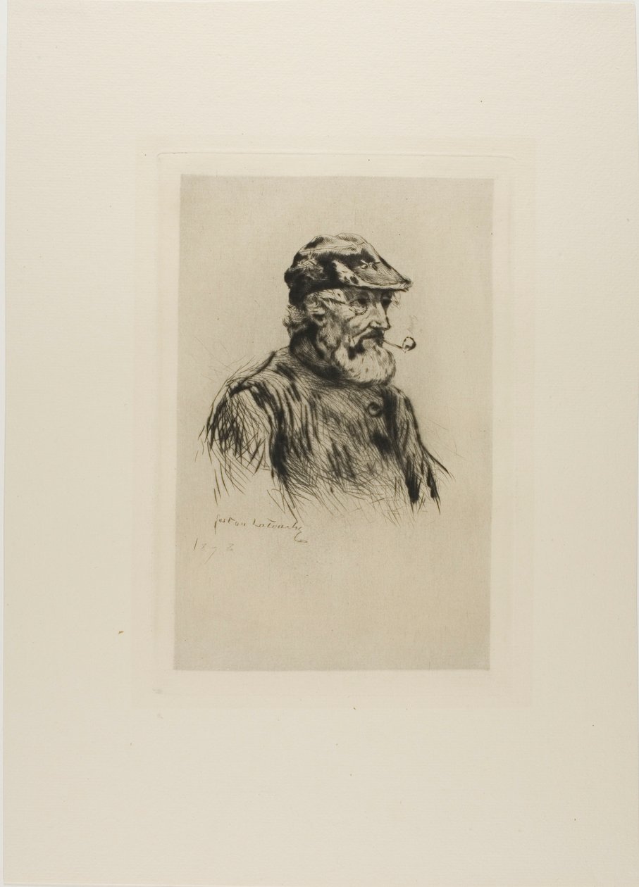 Retrato de un Viejo Pescador de Gaston La Touche