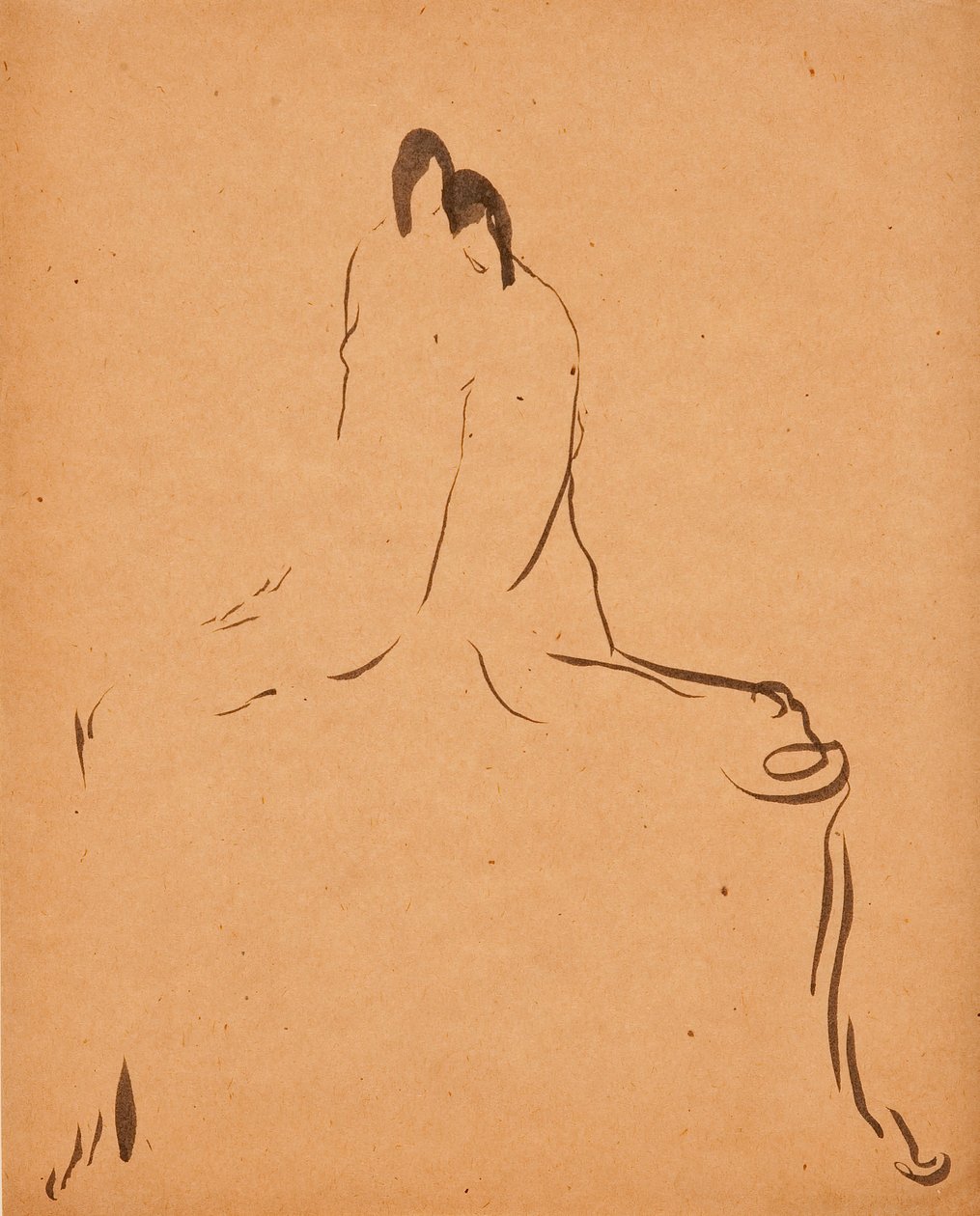 Dos figuras, c. 1908 de Gaston Lachaise