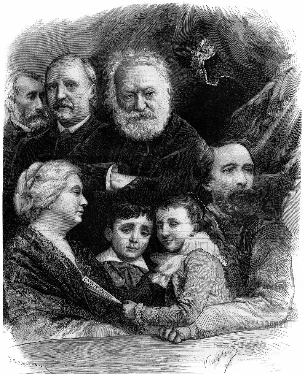 Victor Hugo (1802-1885) y sus familiares asistieron a la segunda representación de "Le roi s