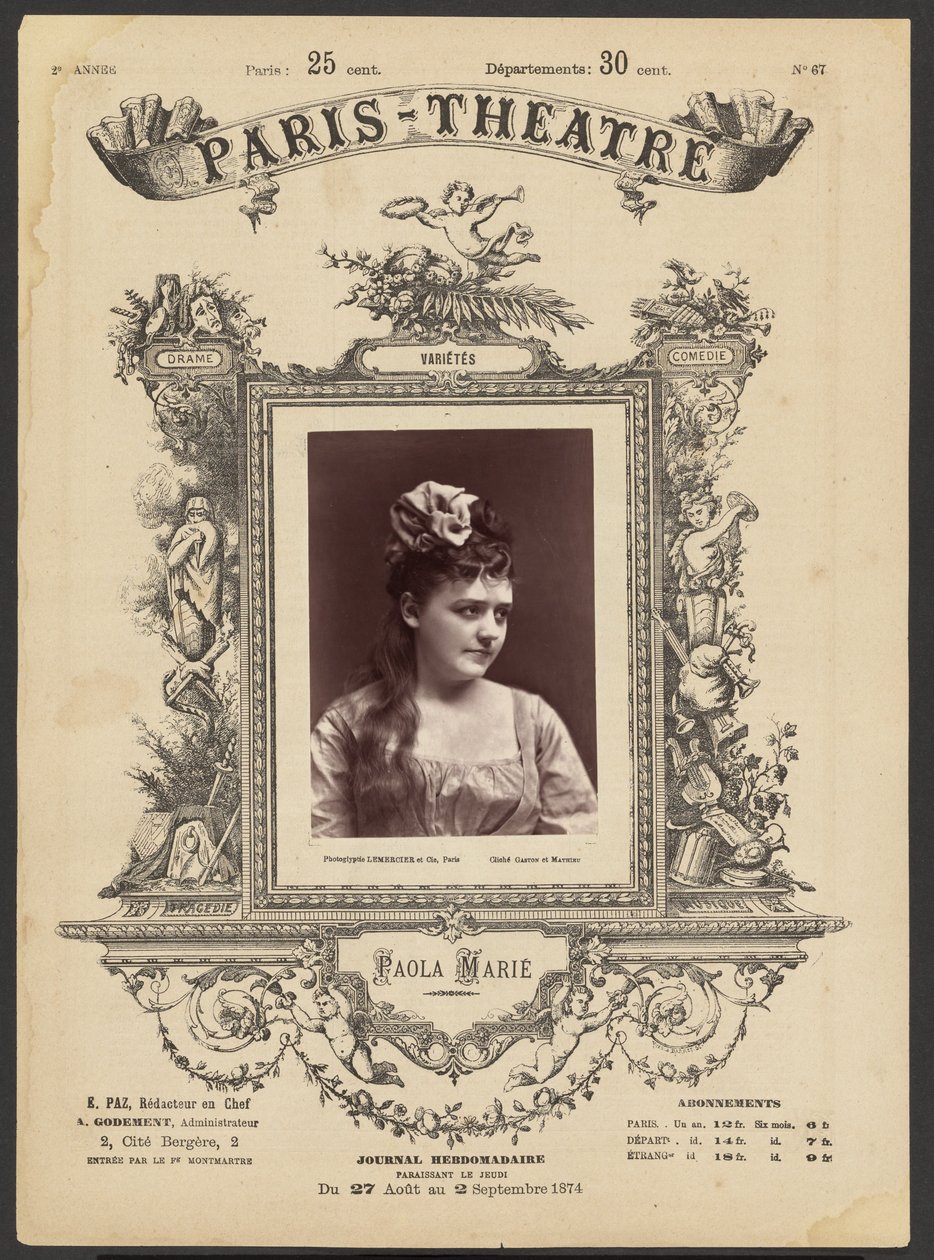 Teatro de París: Paola Marie de Gaston and Mathieu and Cie.