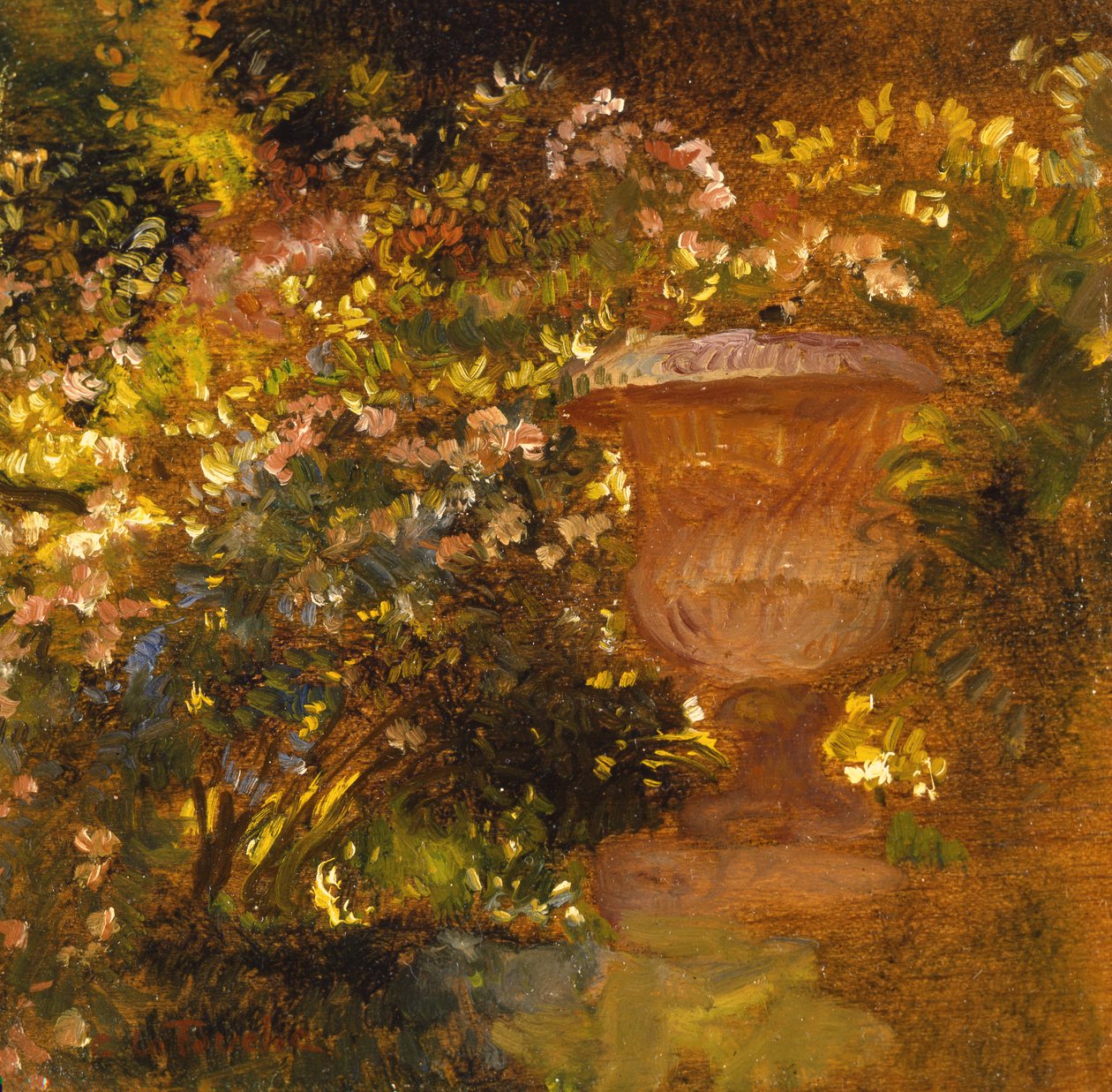 Escena de jardín de Gaston de la Touche