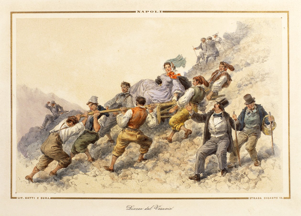 El descenso del Monte Vesubio de Gatti and Dura