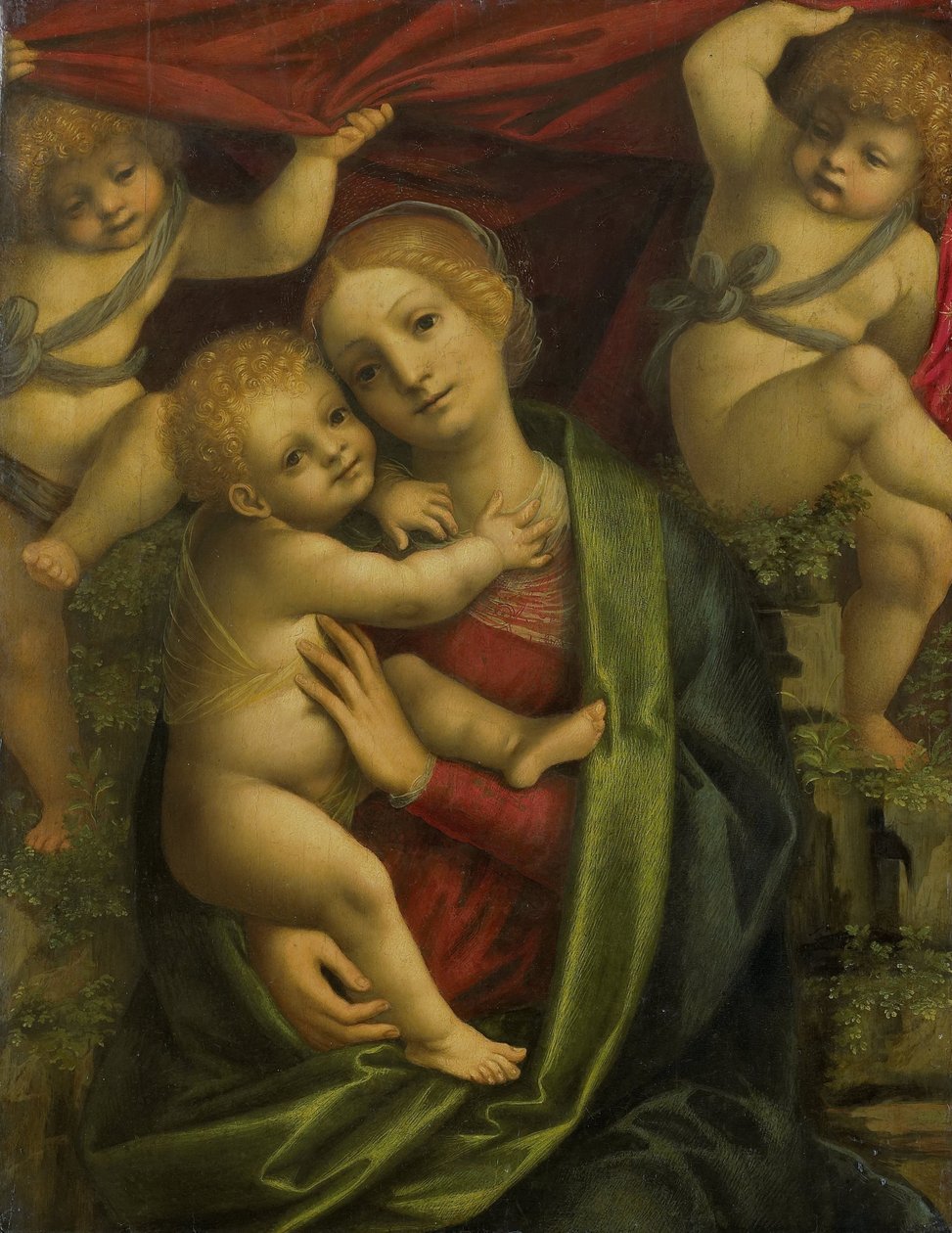 La Virgen con el Niño de Gaudenzio Ferrari (workshop of)