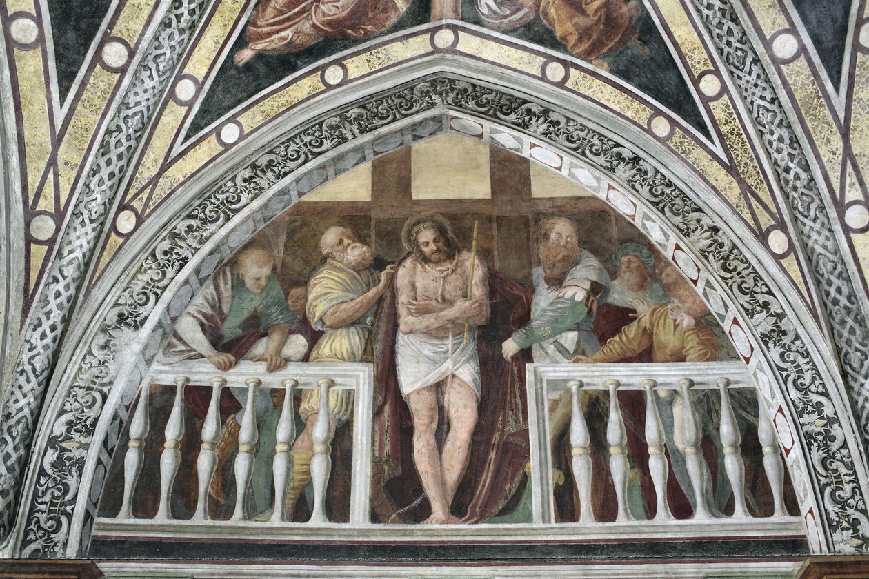 Ecce Homo (fresco de Gaudenzio Ferrari, 1542) Milán, Basílica de Santa Maria delle Grazie, Italia de Gaudenzio Ferrari