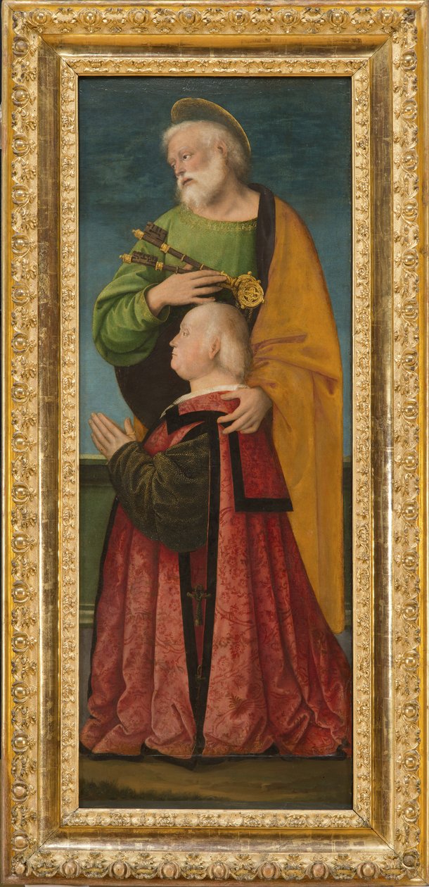 San Pedro y un Donante de Gaudenzio Ferrari