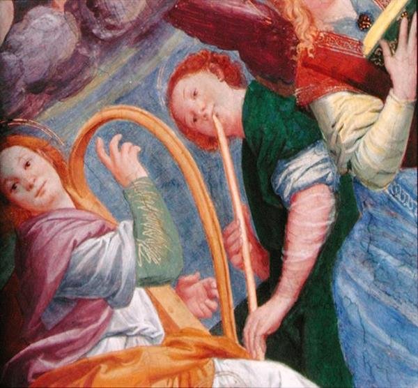 El concierto de los ángeles de Gaudenzio Ferrari