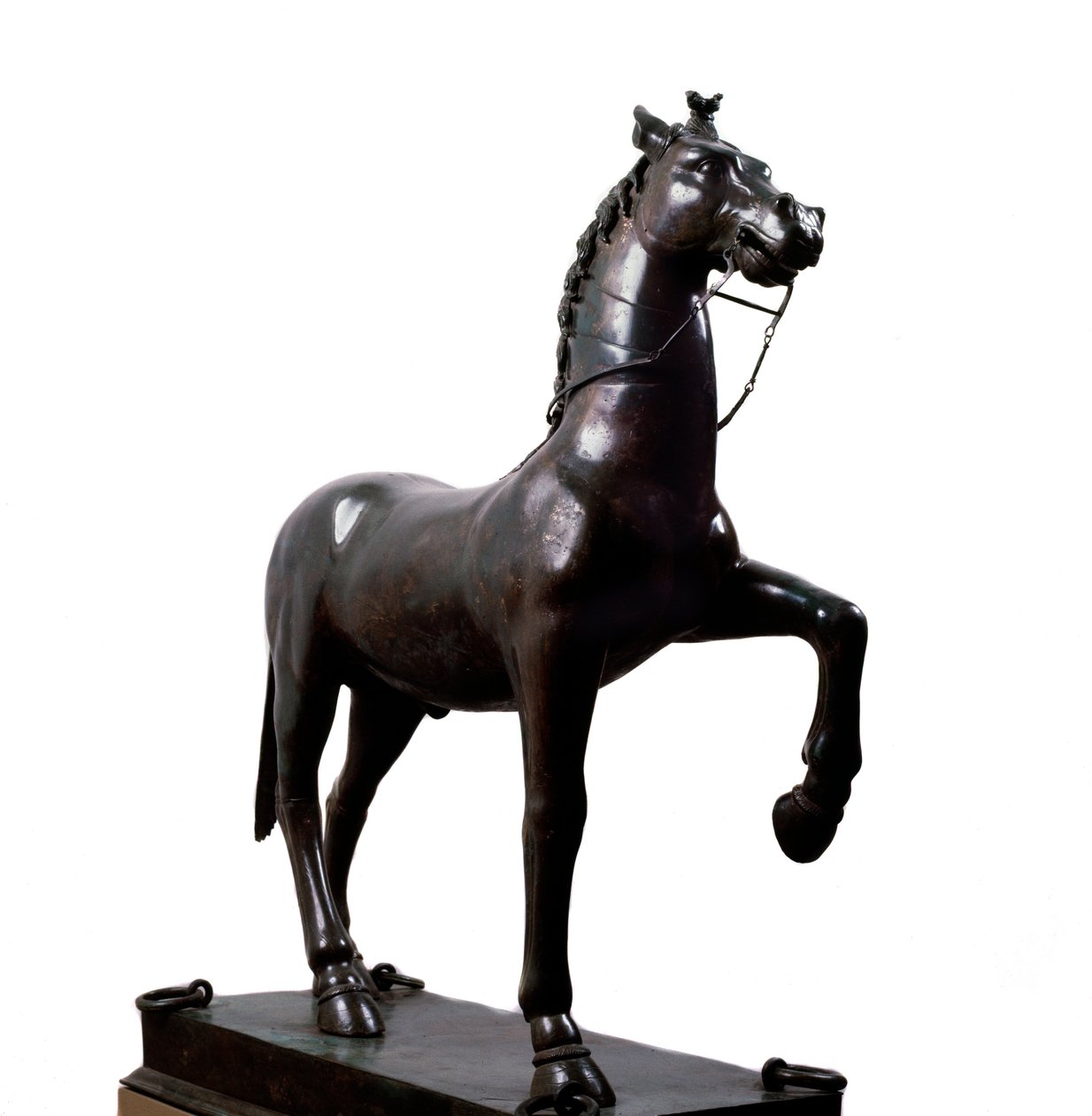 Caballo votivo de bronce (escultura, c. 50 d.C.) de Gaulish Gaulish
