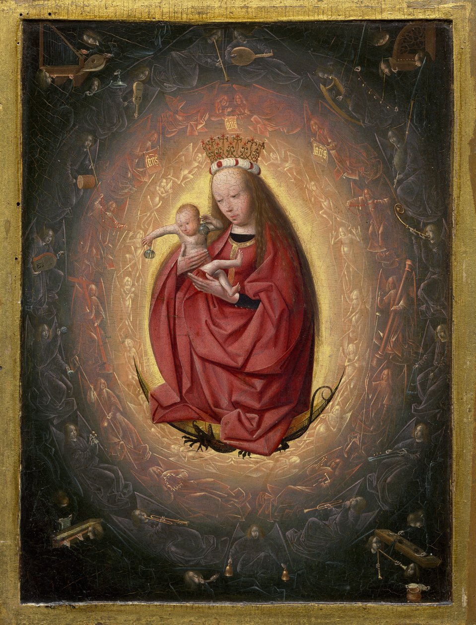 La glorificación de la Virgen de Geertgen Tot sint Jans