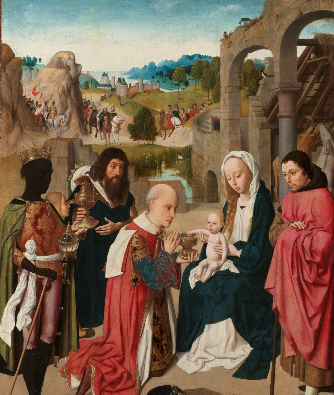 La adoración de los Reyes Magos de Geertgen Tot sint Jans