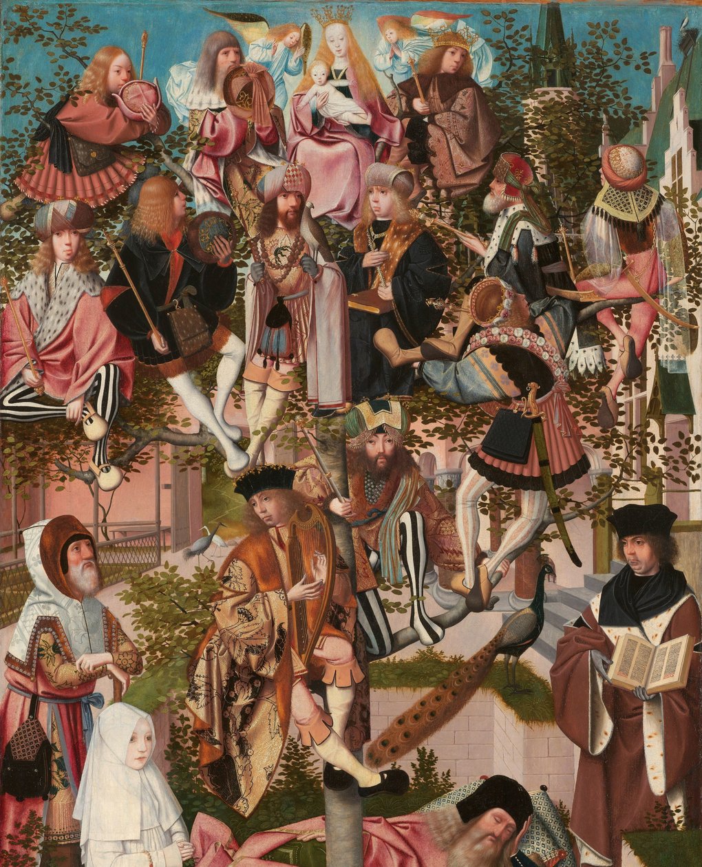 El árbol de Jesé de Geertgen tot Sint Jans (circle of)