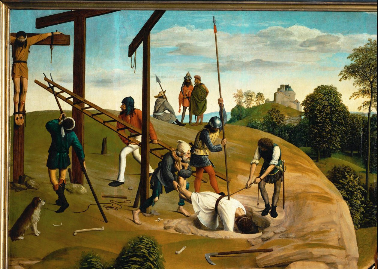 Gólgota (pintura sobre madera de roble) de Geertgen tot Sint Jans