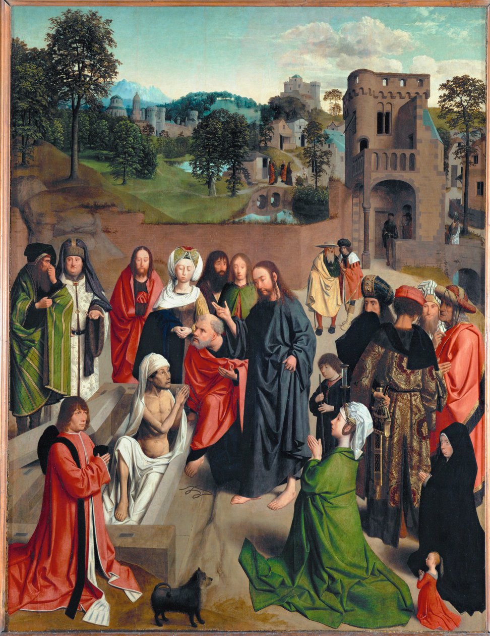 La resurrección de Lázaro ... de Geertgen Tot sint Jans