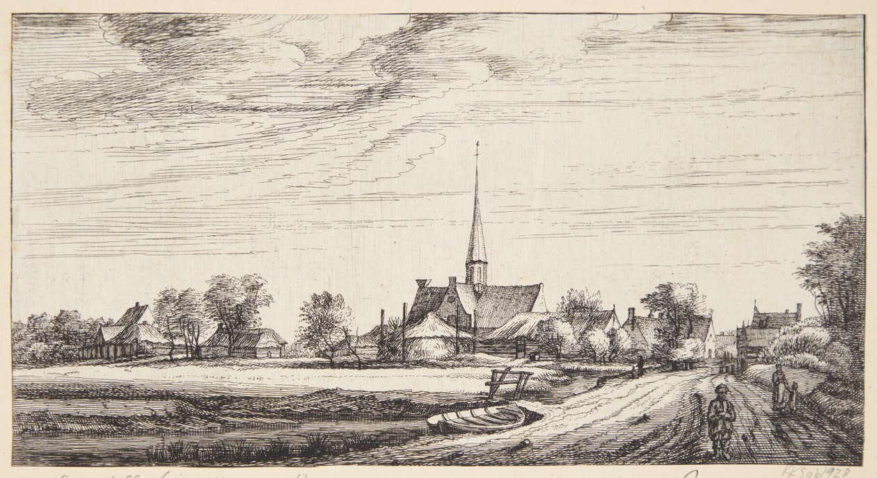 Vista hacia Amstelveen de Geertruyt Roghman