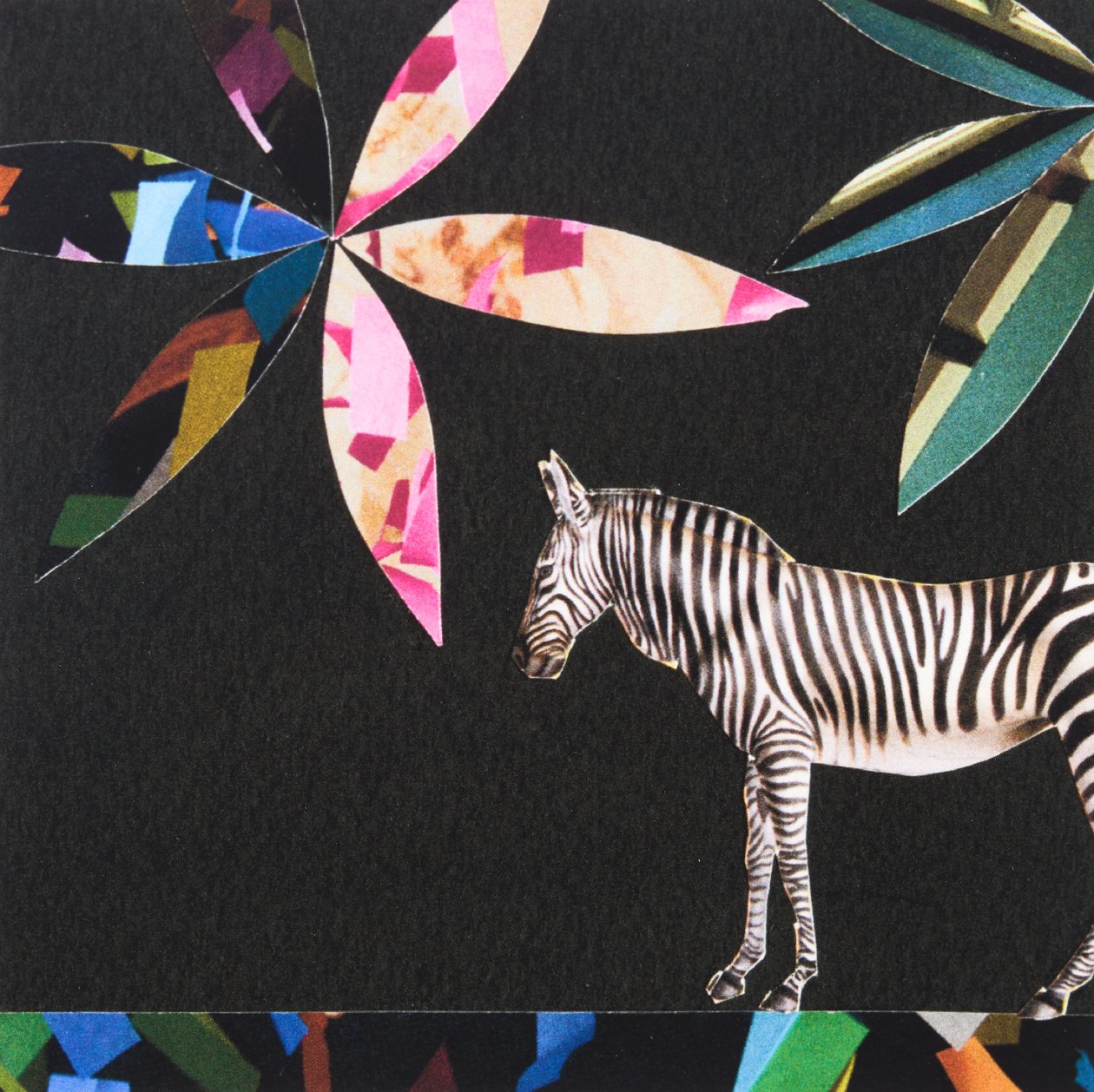 Cebra italiana, 2019 (collage) de Genevieve French