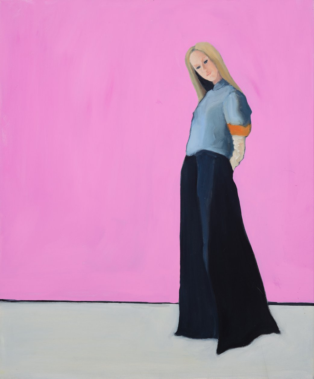 Jane, 2016 (óleo sobre lienzo) de Genevieve French