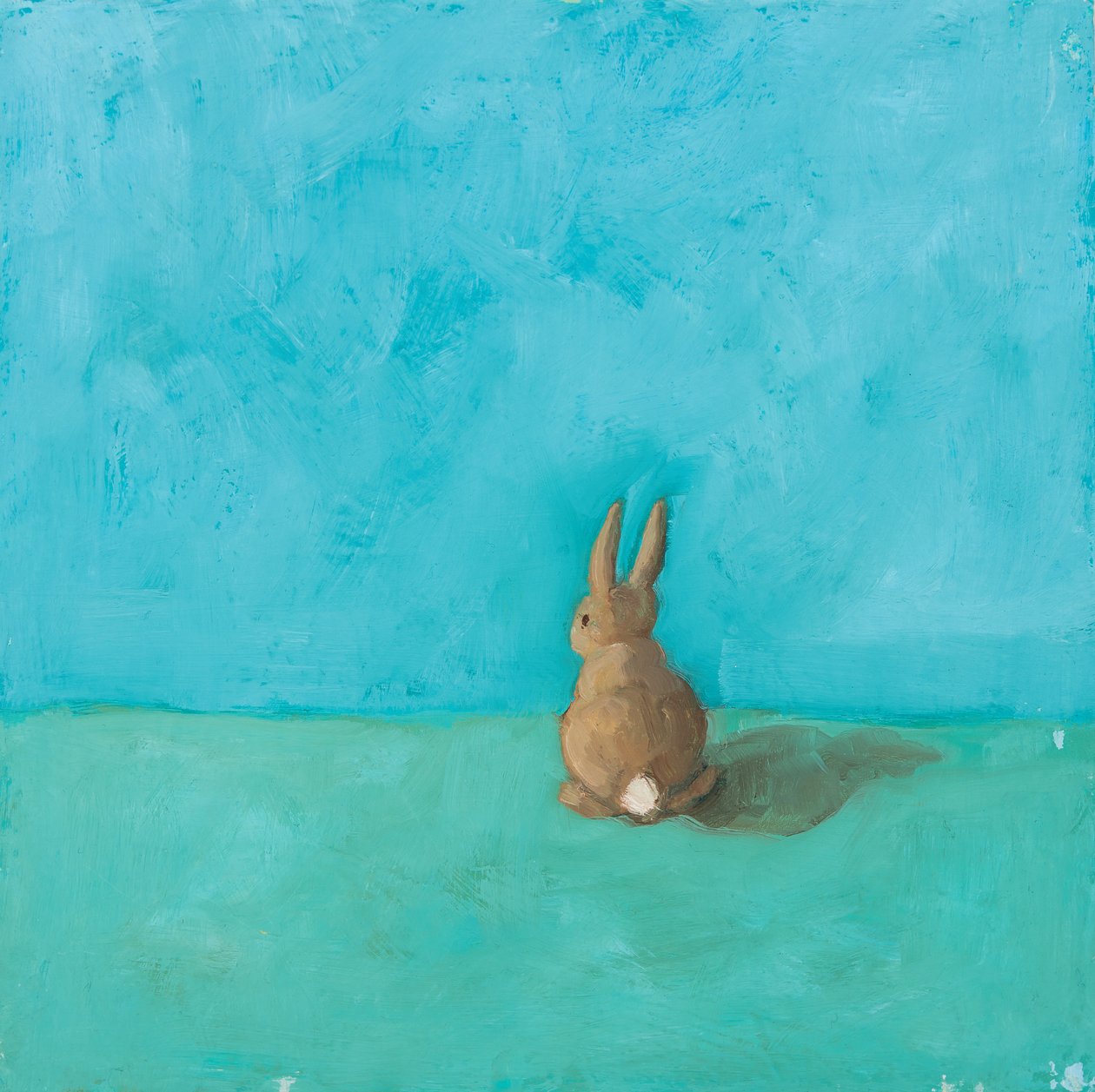 Little Bun, 2018 (óleo sobre tabla) de Genevieve French