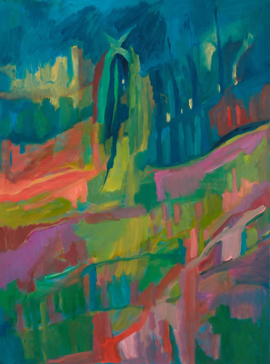 Sur de Francia, capilla, 2024 (óleo sobre lienzo) de Genevieve French
