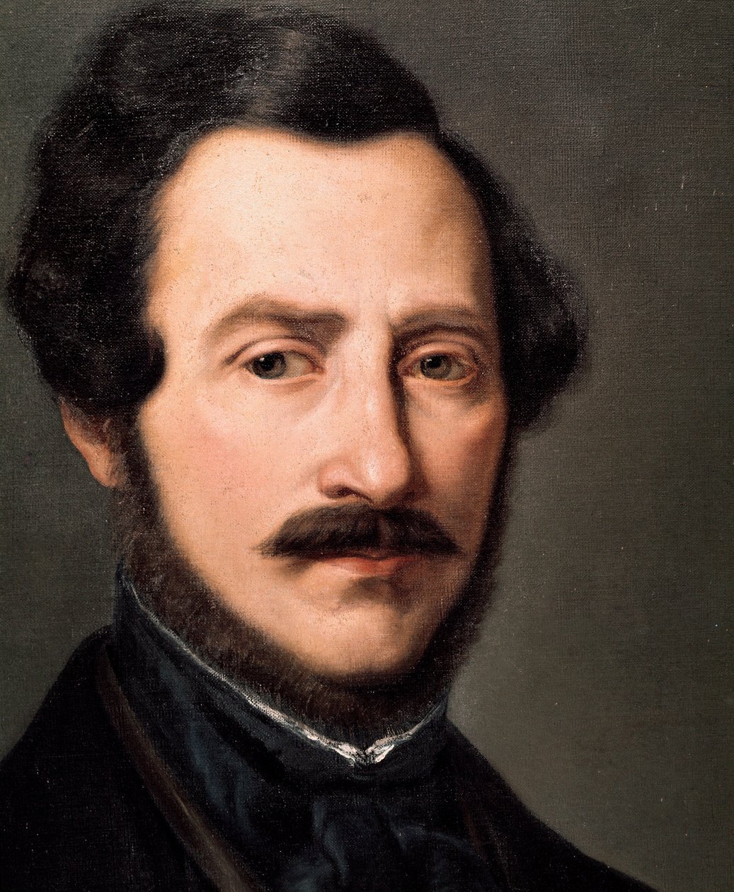 Retrato del compositor italiano Gaetano Donizetti (1797-1848) Pintura de Gennario Ruo (siglo XIX) Conservatorio de Música de Nápoles San Pietro a Majella de Gennaro Ruo