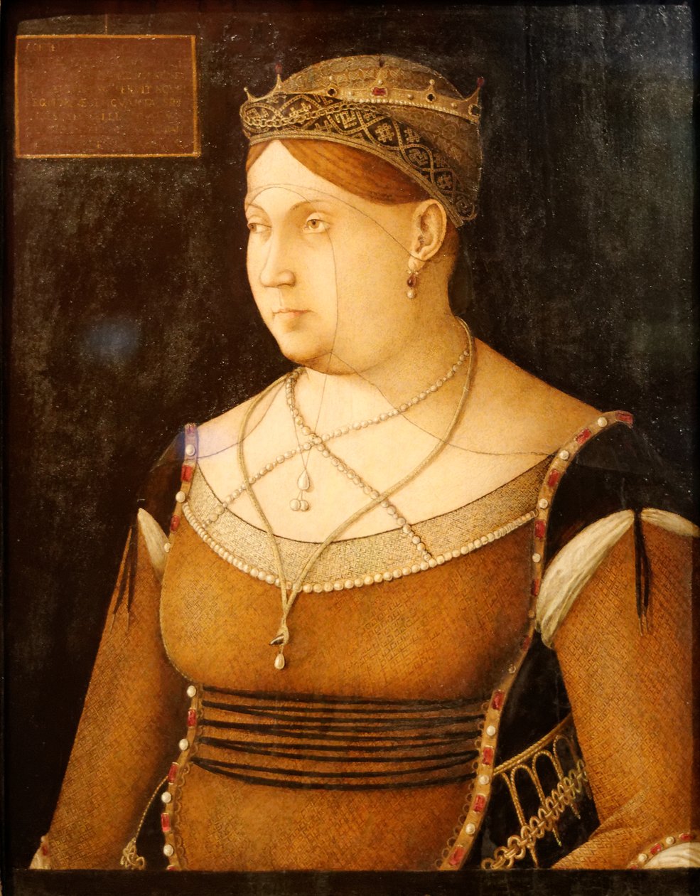 Reina de Chipre, Catarina Cornaro de Gentile Bellini