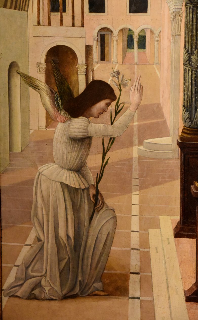 La Anunciación de Gentile Bellini