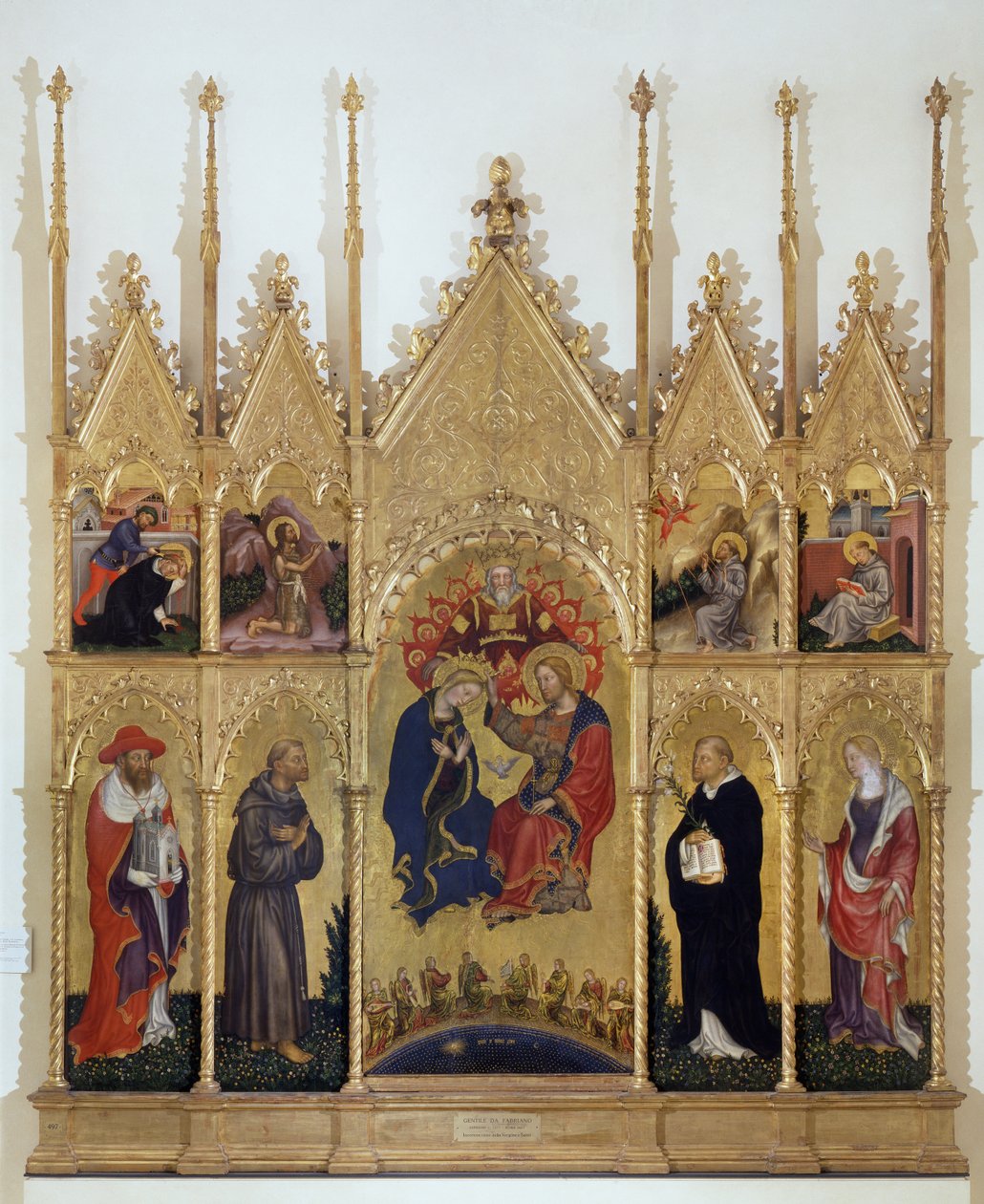 Coronación de la Virgen y Santos de Gentile da Fabriano