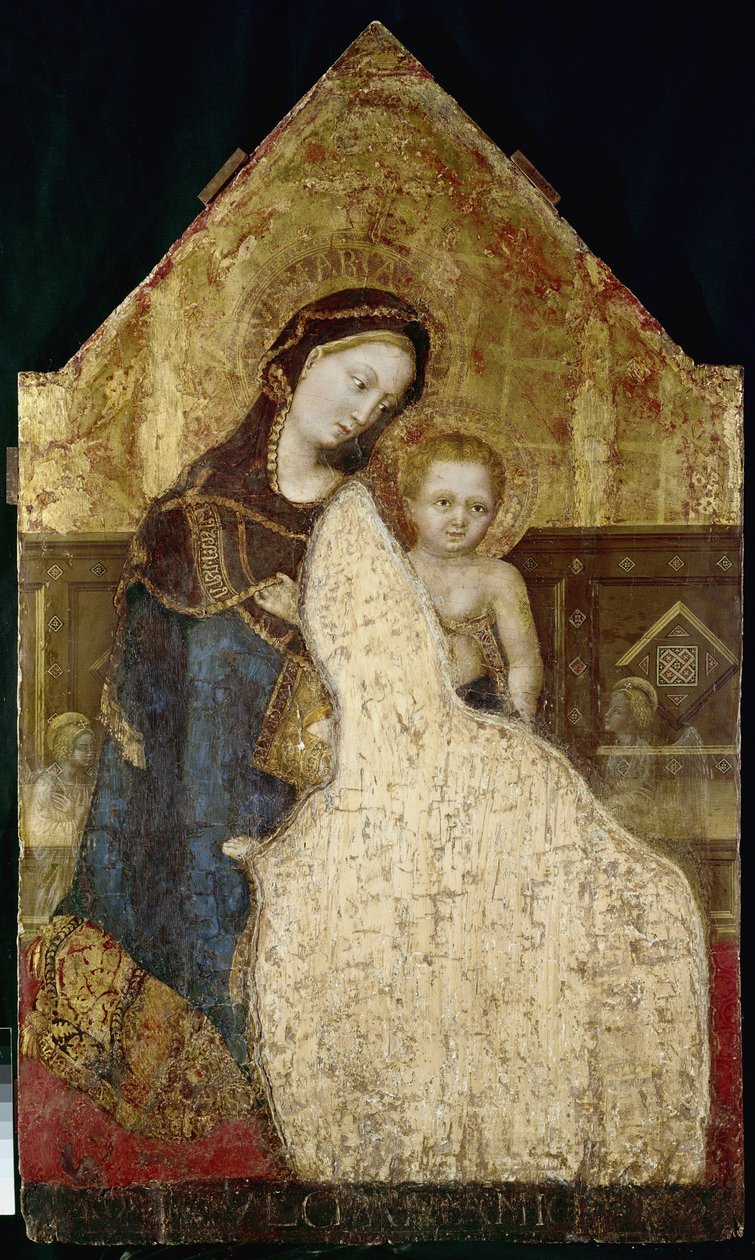 Virgen con niño de Gentile da Fabriano