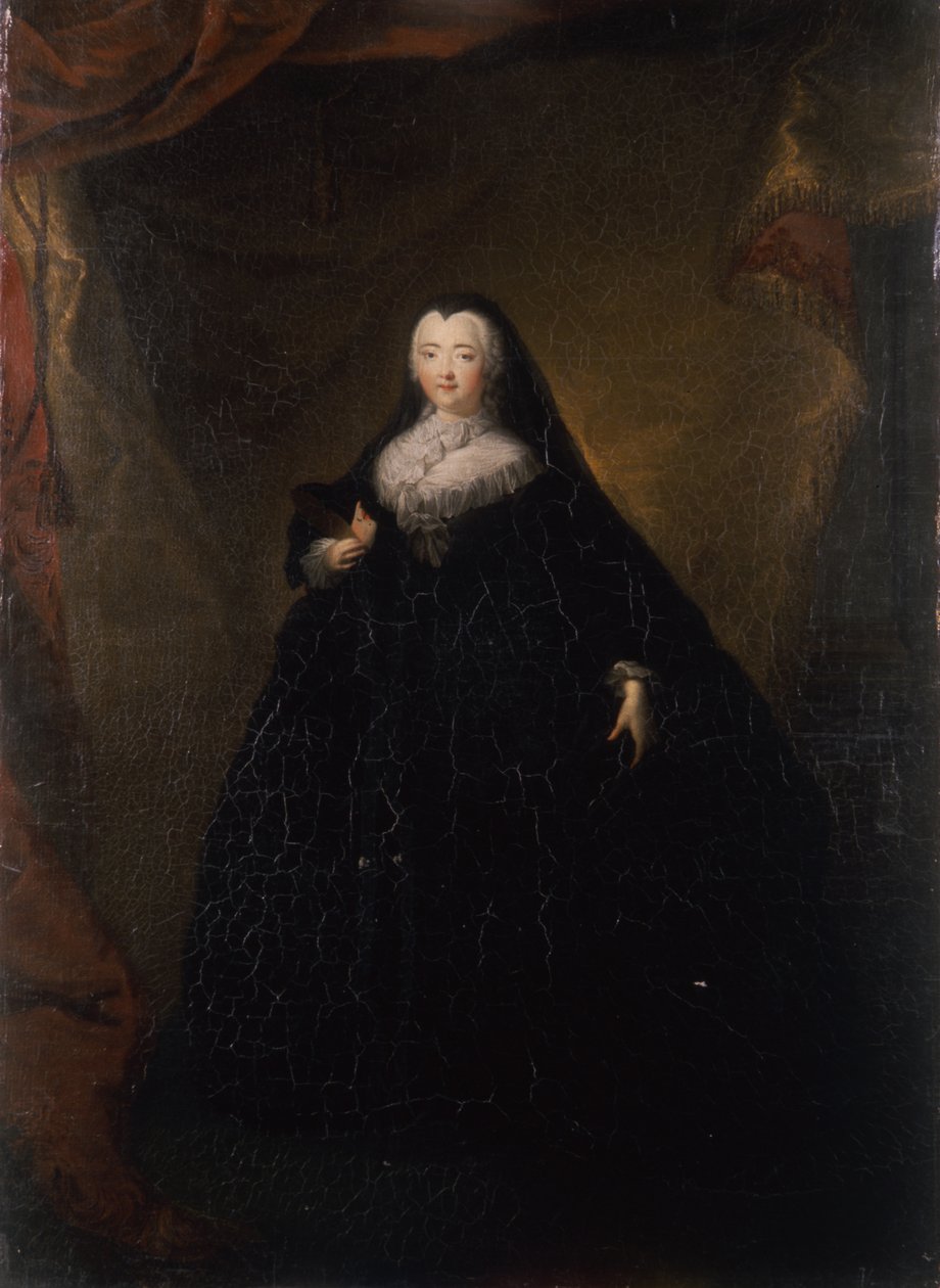 Emperatriz Isabel en Dominó Negro, 1748 de Georg Christoph Grooth