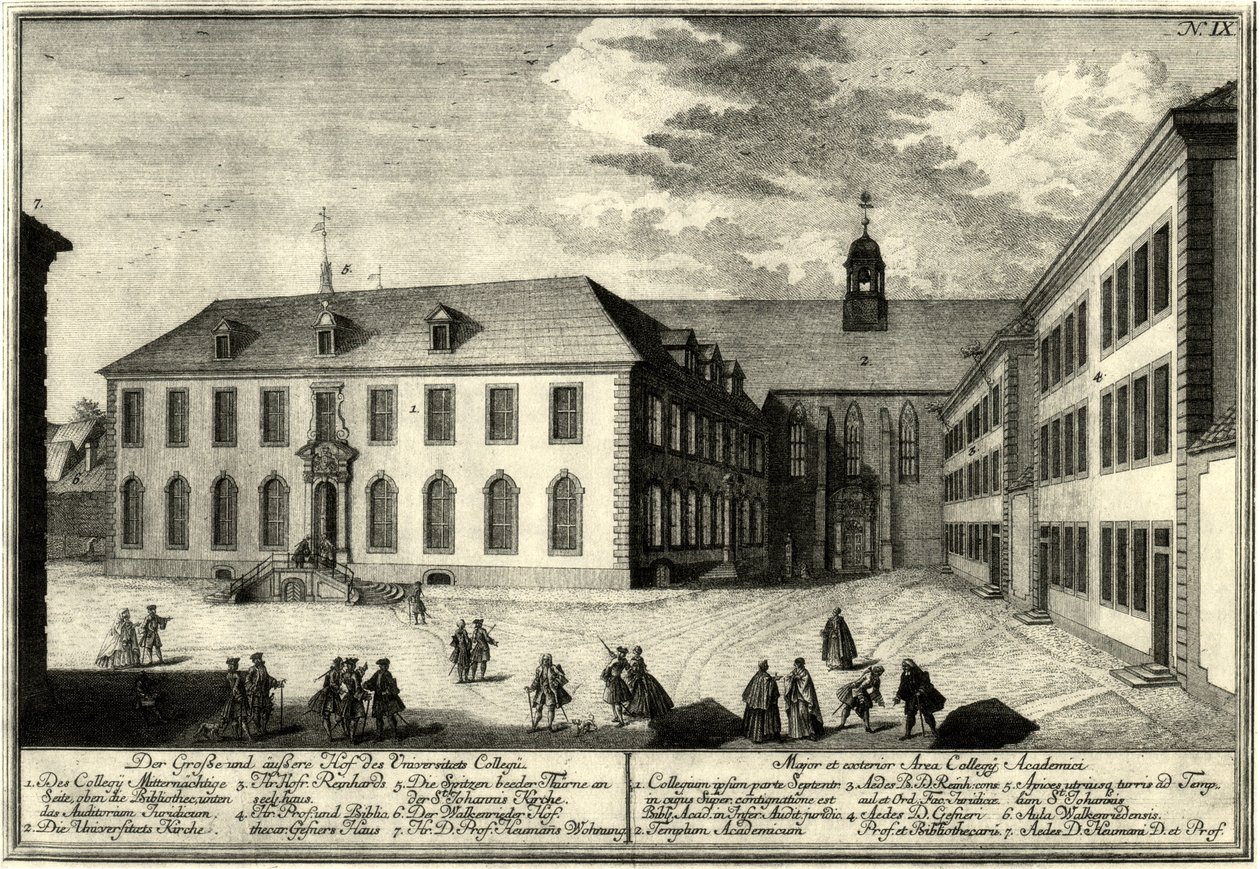 Universidad de Gotinga de Georg Daniel Heumann