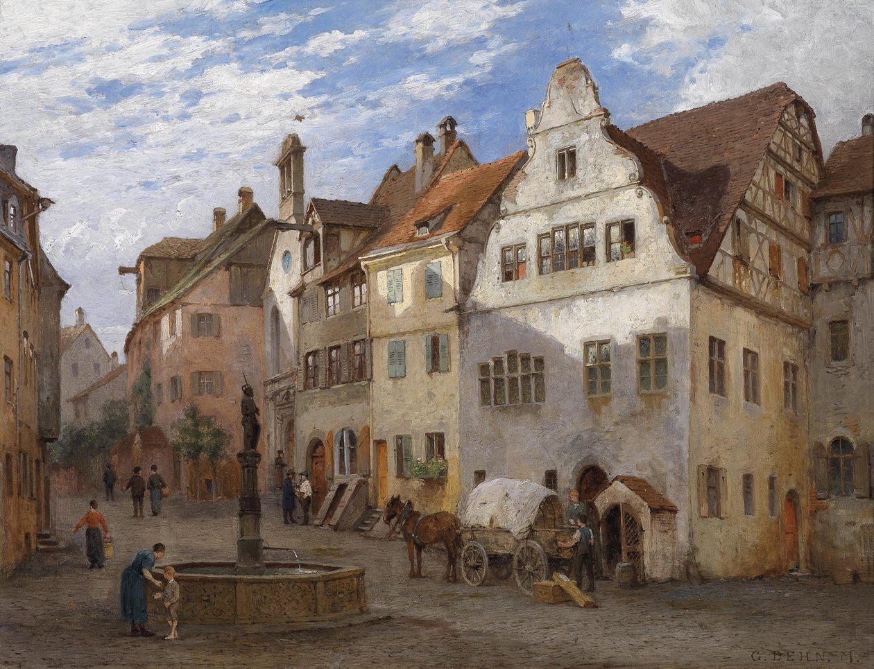Callejón del casco antiguo de Georg Dehn