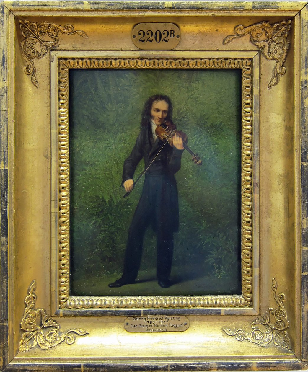 El violinista Nicolo Paganini de Georg Friedrich Kersting