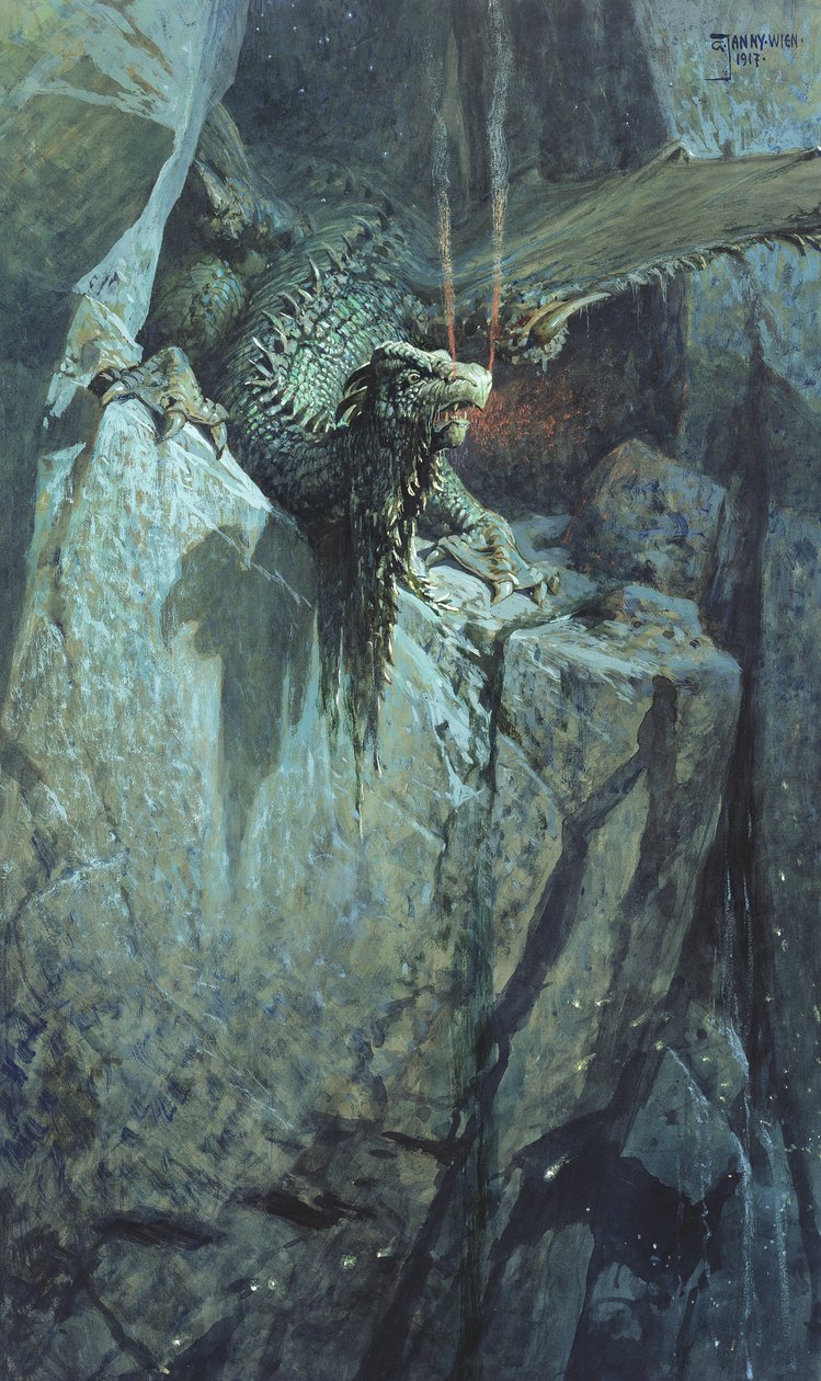 La cueva del dragón, 1917 de Georg Janny