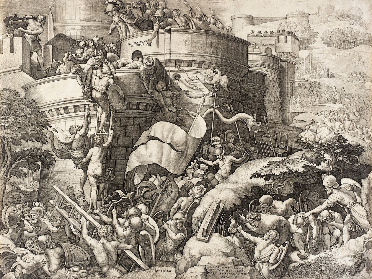 La Captura de Cartago, 1539 de Georg Pencz